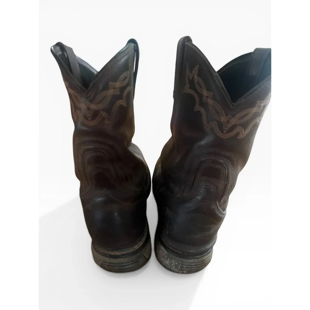 Ariat Groundbreaker Mens Brown Leather Work Boots‎ 10001200 9.5 EE Wide